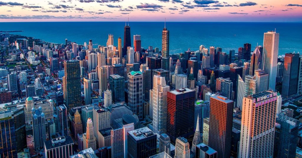Chicago City Skyline